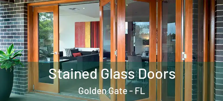 Stained Glass Doors Golden Gate - FL