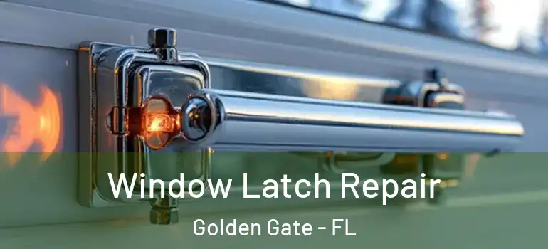  Window Latch Repair Golden Gate - FL