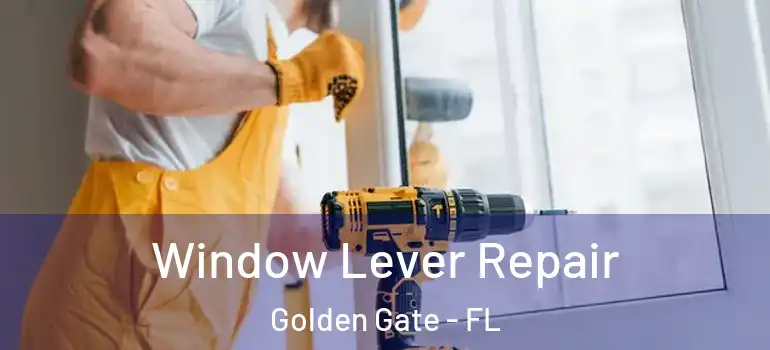  Window Lever Repair Golden Gate - FL